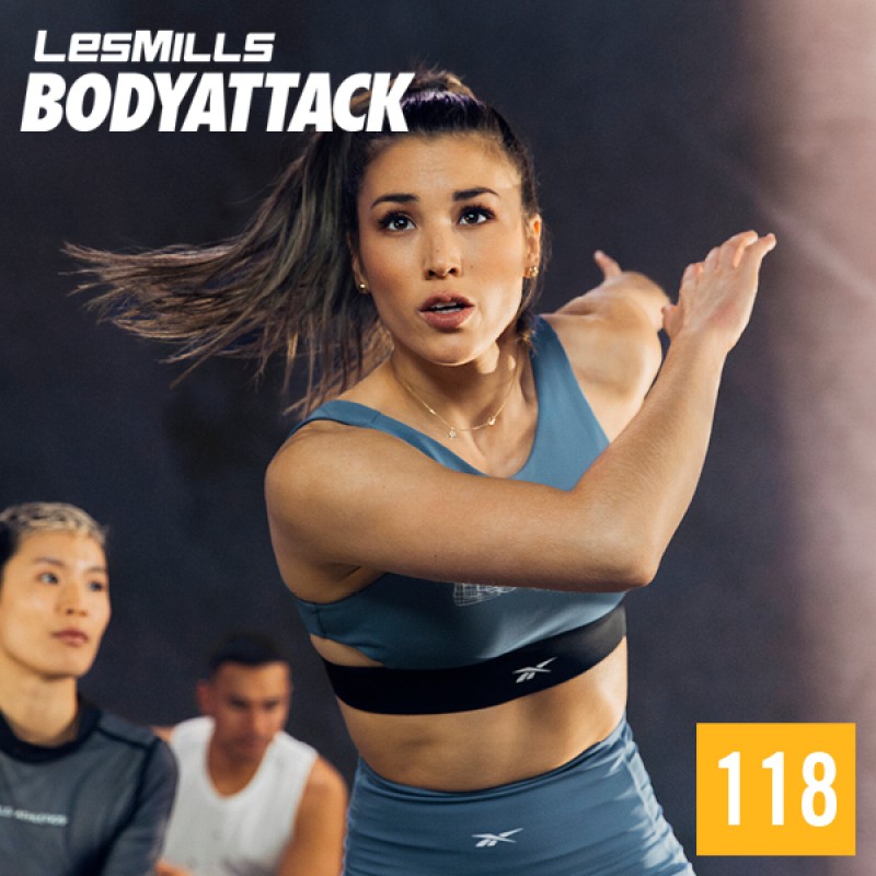 Hot Sale LesMills Q4 2022 BODY ATTACK 118 releases New Release DVD, CD & Notes